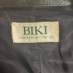 BIKI イタリア製ラムレザージャケットの画像