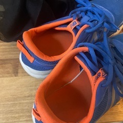 New Balance 530 青/オレンジ シューズ 23cm　小学生　男子の画像