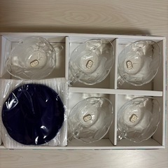未使用　デザートカップ&ソーサー　5客セットの画像