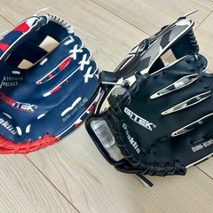 グローブ，ボールセット
