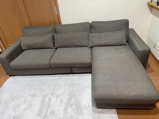 太陽家具 KD-15099 110+110 グレー ソファー1つのみ 太陽家具 KD-15099