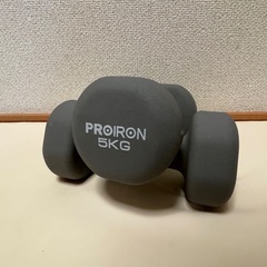 ダンベル　5kg x 2個