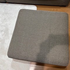 TAIYO家具購入3人〜5人用L字型カウチソファオットマンの画像