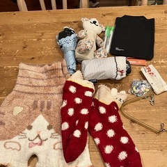 傘と古着、文房具