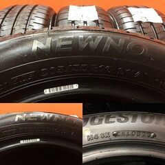 【新品】BS BRIDGESTONE NEWNO 205/55R16 91V 16インチ 夏タイヤ 4本 23年製 カローラスポーツ プレマシー オーリス等　(VTF031)の画像