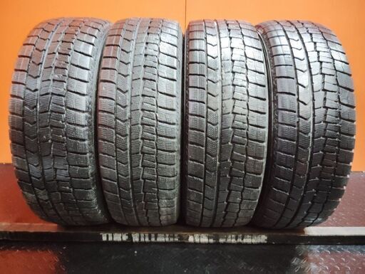 DUNLOP WINTER MAXX WM02 205/60R16 16インチ スタッドレス 4本 20～21年製 バリ溝 ステップワゴン ヴォクシー ノア等　(KTO290)