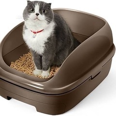 ニャンとも 清潔トイレ　ブラウン　美品　