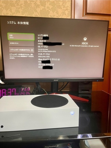 xbox series s 512GB本体 コントローラー付き