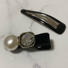 ブラック　ヘアピンセットの画像