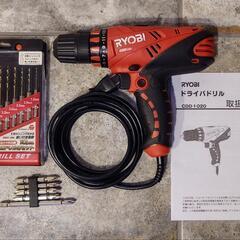 RYOBI リョービ 電動ドライバドリル コード式 CDD-1020 ビット付の画像