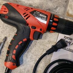 RYOBI リョービ 電動ドライバドリル コード式 CDD-1020 ビット付の画像