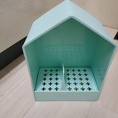 かわいい☆おうち型☆お掃除グッズ収納ボックス★の画像