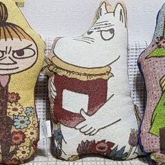 【美品】ムーミン クッション 3点セット
