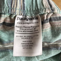 美品　Patagonia パタゴニア　ショートパンツ　麻＋オーガニックコットン の画像