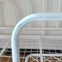 シングルベッド　フレーム　ホワイトの画像