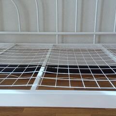 シングルベッド　フレーム　ホワイトの画像