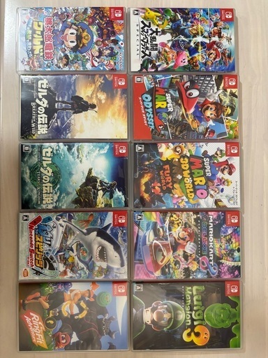 Switch人気ソフト10本セット【値下げ中】