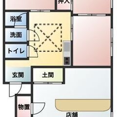0431　✨西長住にある飲食店テナント‼️敷金礼金０‼️