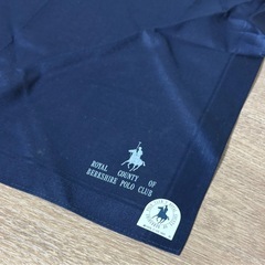 Polo Club ポロクラブ　綿 スカーフ バンダナ ハンカチ ネイビーの画像