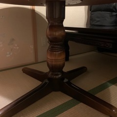 キツツキ 120cmラウンドテーブル　飛騨産業 飛騨産業 / HIDA キツツキ ラウンド ダイニングテーブル ヴィンテージ