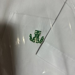 姫路工業　緑学年　カッターシャツ　中古の画像