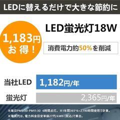 LED 蛍光灯 18Wの画像
