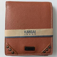 未使用⭐️KANSAI JEANS⭐️二つ折り財布⭐️ブラウンの画像