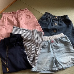 春夏服　130 女児　　ボトムス＆チュニック