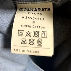 ブランド品！24KARATS デニムシャツの画像