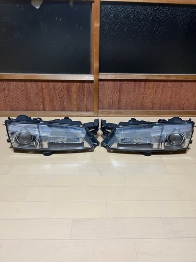 シルビアs14 後期　純正ヘッドライト左右セット ガラス　実働車外し　保管品