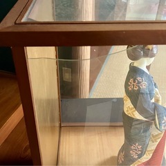 【4/4まで】陶器製　博多人形【人形ケース付き】の画像