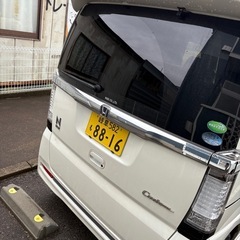 nbox カスタム　ナビ　etc 電動スライド車検付けの画像
