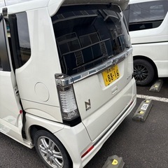 nbox カスタム　ナビ　etc 電動スライド車検付けの画像