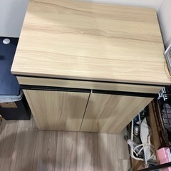 ごみ箱　引き出し式　収納ありの画像