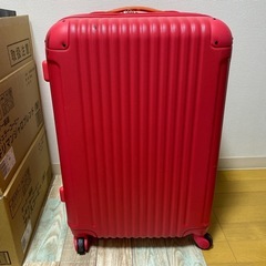 無料スーツケース　キャリーケース　キャリーバッグ　ピンクの画像