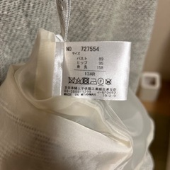 レディースフォーマル　ワンピース　13号　WHITEJOOLAの画像