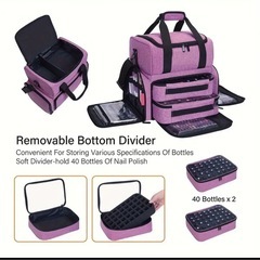 ほぼ未使用✨️ネイルバッグネイル用品、コスメ、収納ケース② ネイリスト必見の画像