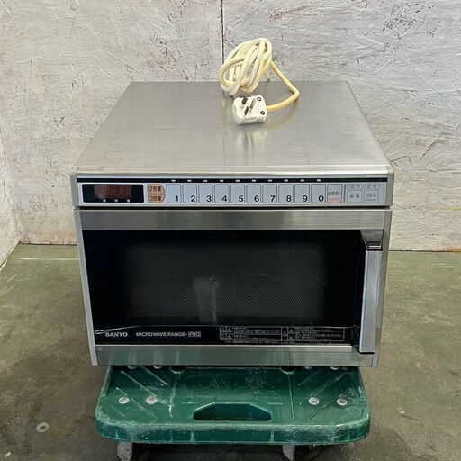 【SANYO】 サンヨー 業務用 電子レンジ EM-1503型 ③ 単相200V 60Hz専用 店舗 厨房機器 動作品 N0742