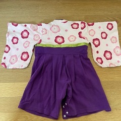 袴ロンパース80の画像