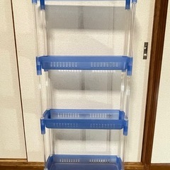 キャスター付き 収納シェルフ