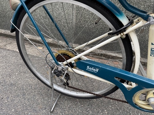 214）全車両格安販売‼️ 26インチ オートライト 変速 シティサイクル