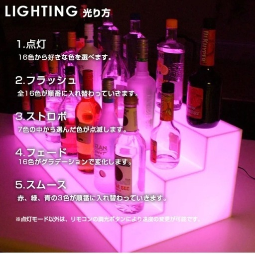【新品未使用】LEDディスプレイ棚