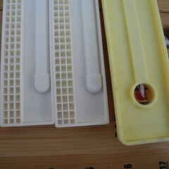 観音寺 アナログ式 温度計 ガラス式 3台セット  プラスチックベース 一流メーカーシンワ製 中古品の画像