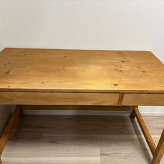 LOWYA パソコンデスク(ヴィンテージブラウン)の画像