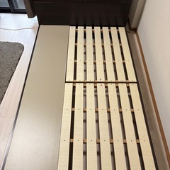 ニトリ　セミダブルベット　コンセントつきの画像