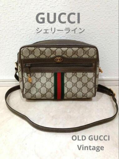 GUCCI　グッチ　オールドグッチ　シェリーライン　ショルダーバッグ　ヴィンテージ　レア　セカンドバッグ✨️