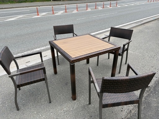 ⭐︎中古品 ガーデニングテーブルチェアーセット⭐︎