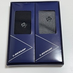 DUNLOP ソックス 2足セット ブラック グレー
