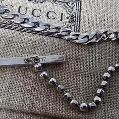 【超レア廃盤美品】GUCCI シルバー 喜平 ブレスレットの画像