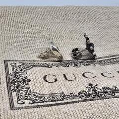 【現行品】GUCCI フラワー ダブルG ピアスの画像